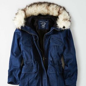 American Eagle blue winter coat